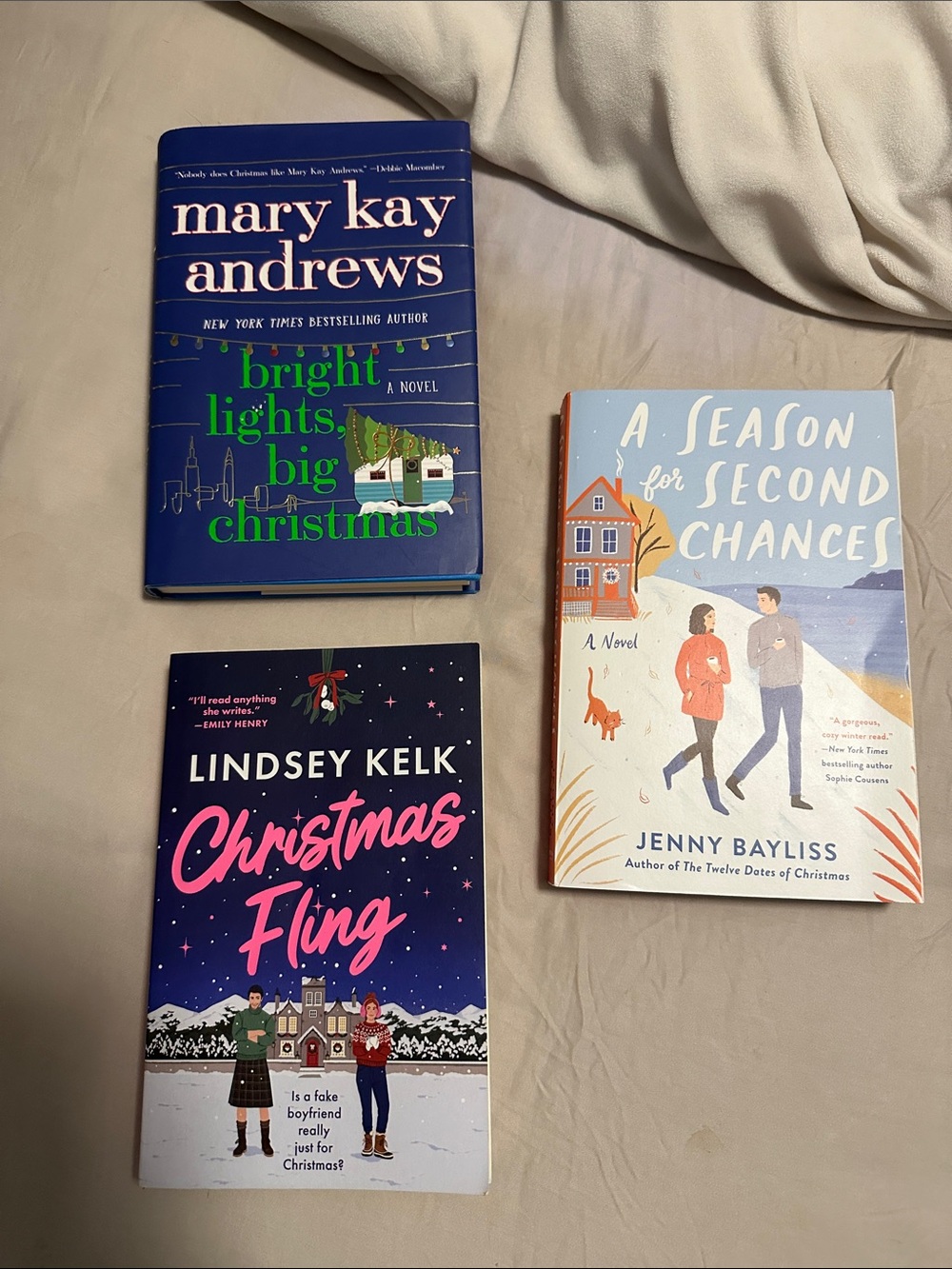 Set of 3 Holiday Romance Novels